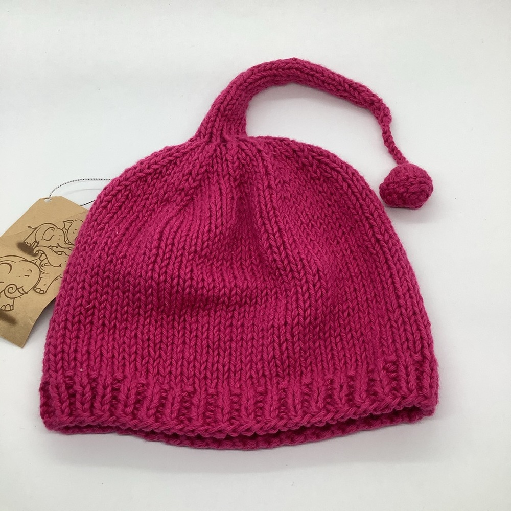 2H Knits 100% cotton knit baby cap NWT 6-12month